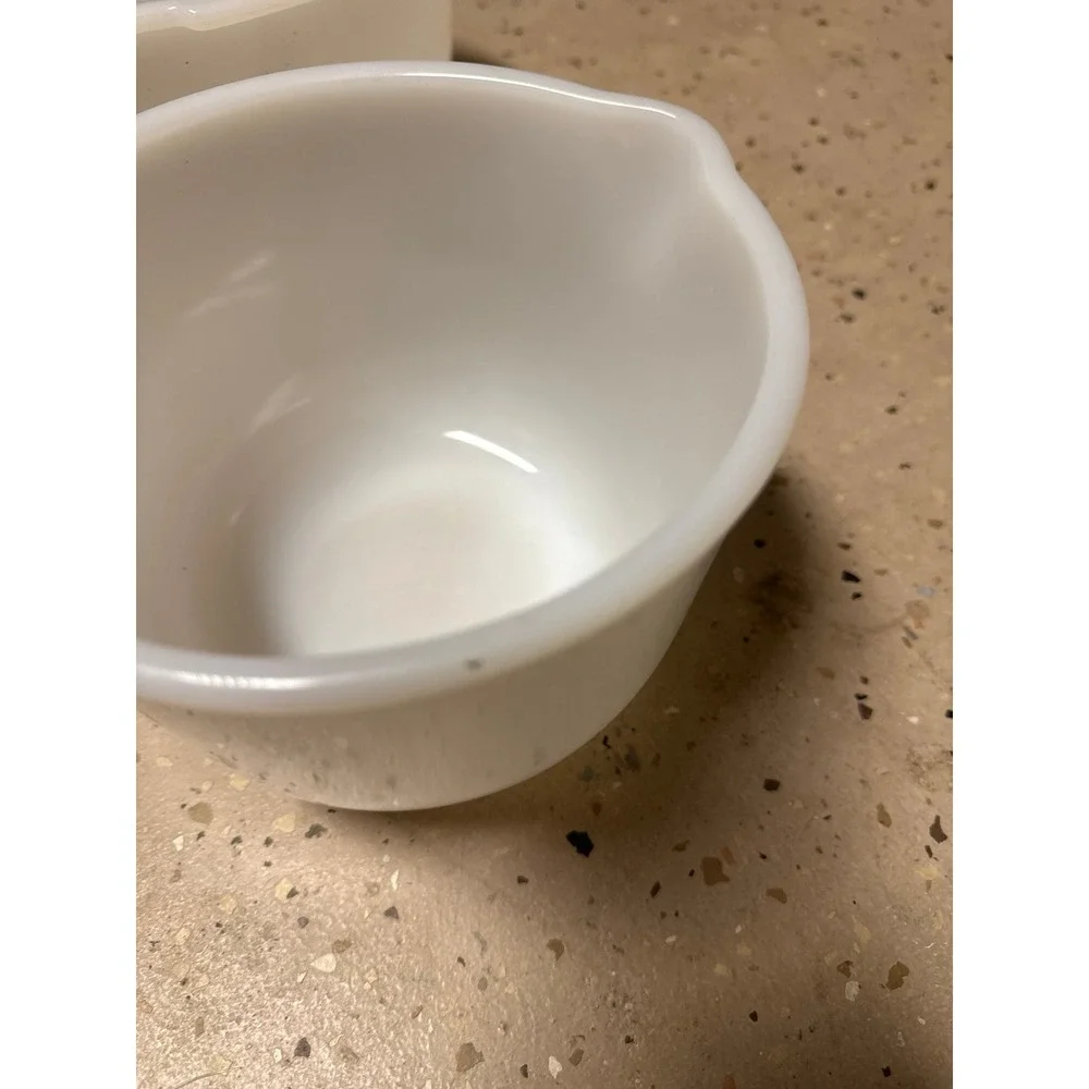 Sunbeam‎ Vintage Bowls Milk Glass Bowls
